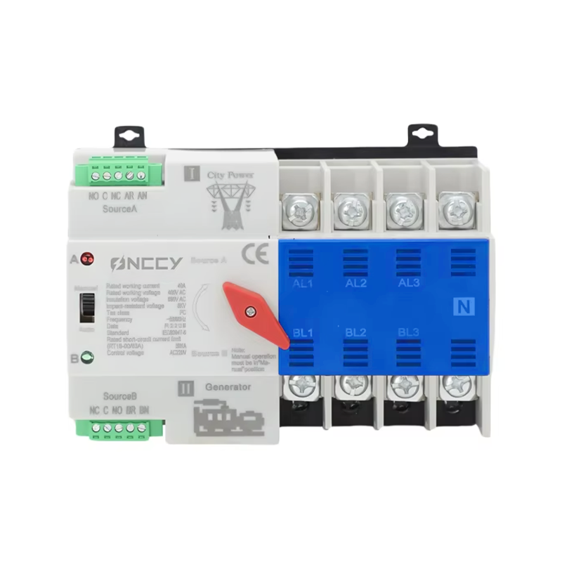 100A 3P 4P 50kA 400V Power 双电源自动转换开关