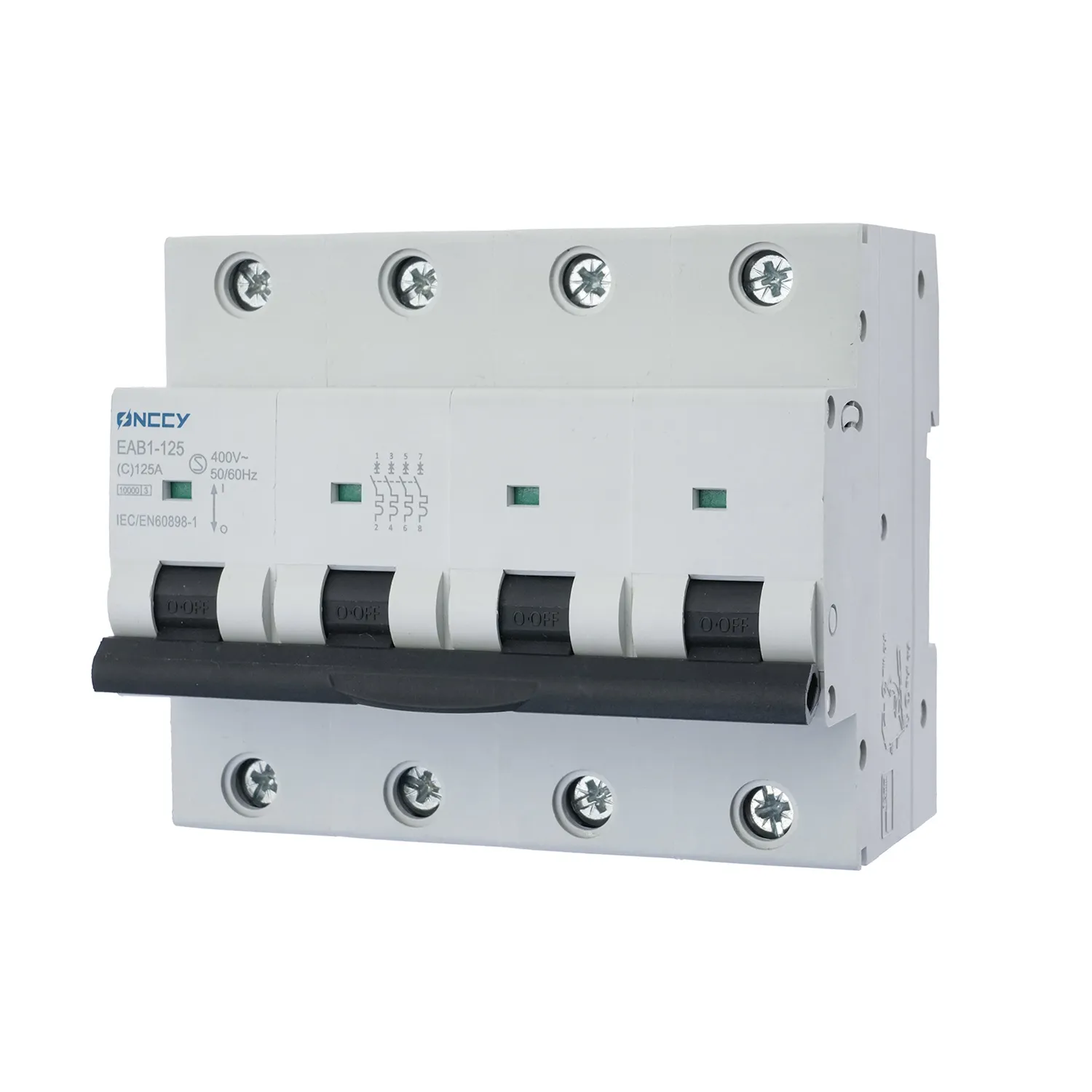 EAB1 AC 微型断路器 415VAC125A 4P 6kA/10kA