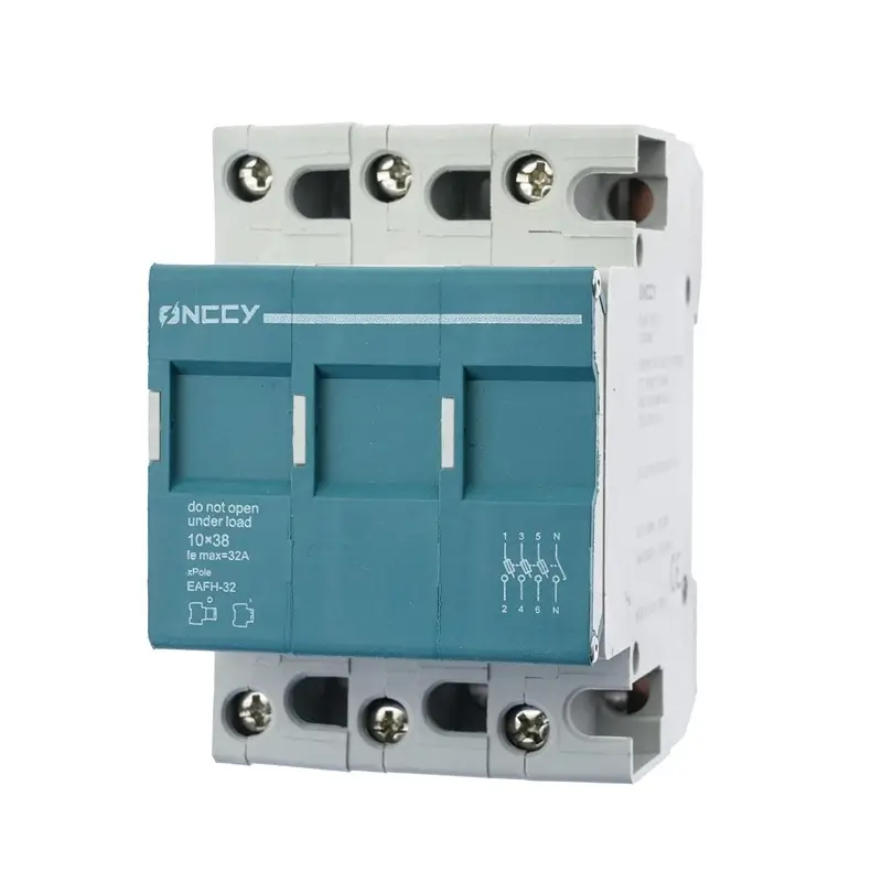 AC 熔断器座 导轨安装 3P 800VAC 10A 32A