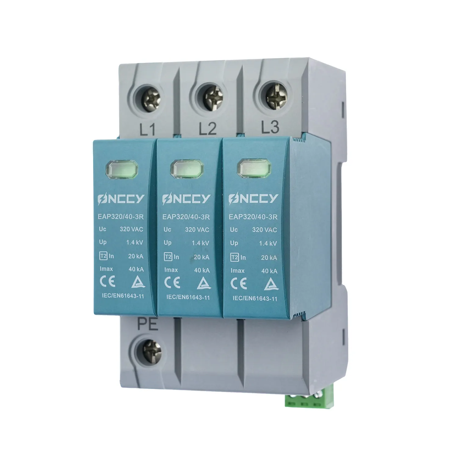AC 浪涌保护器 浪涌保护器 3P T2 320V 40kA