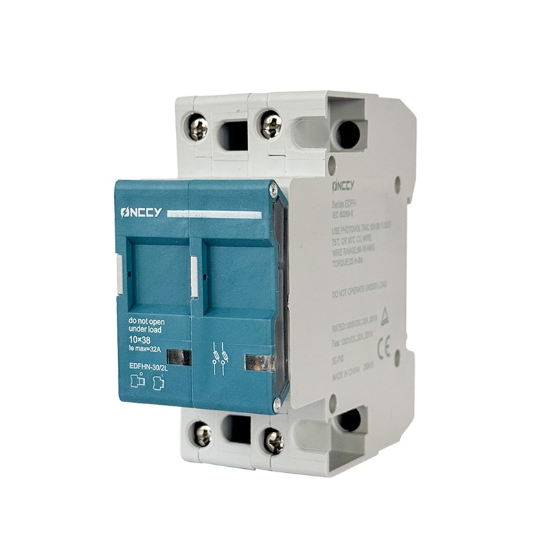 1000V 32A 2P 10x38mm 光伏 DC 熔断器座 带指示灯 2