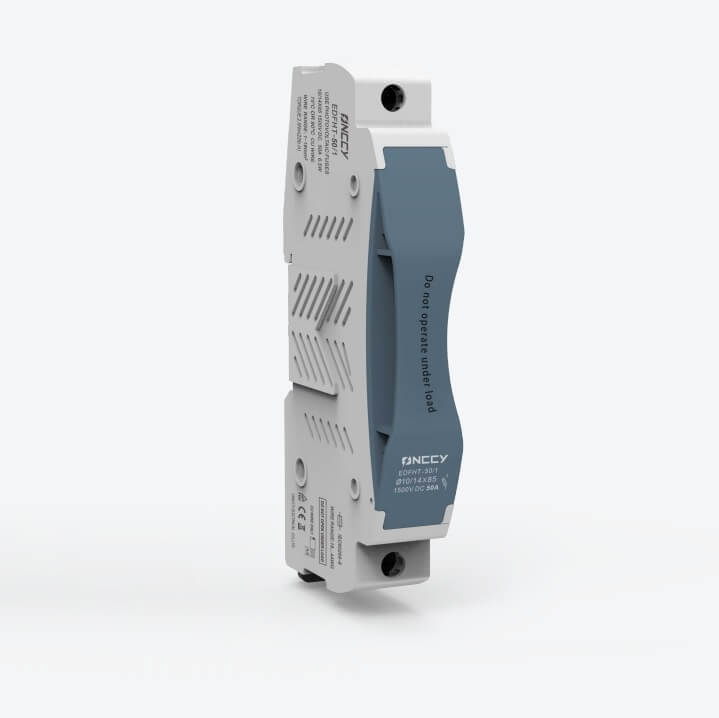 1P 50A 1500V 50kA 14x85mm DC 熔断器座