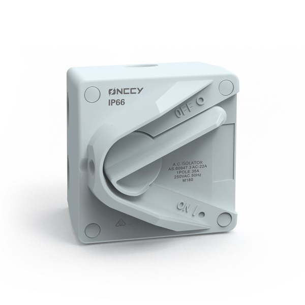 防水 AC 隔离开关 500V 1P/2P 63A