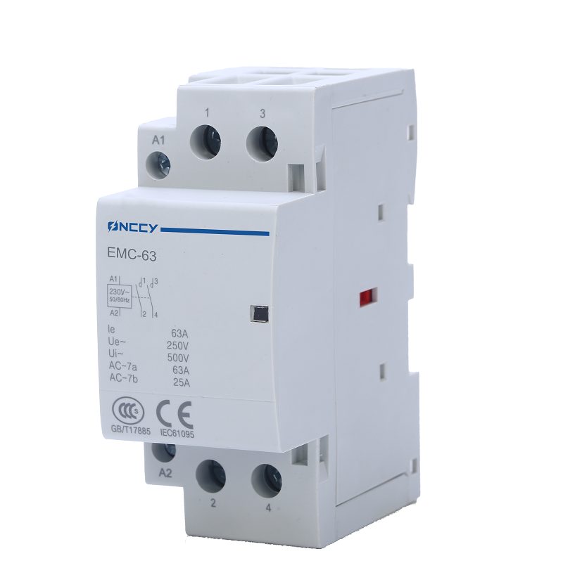 EMC1 2 Pole 1,2,3modules 16A-125A AC 模数化接触器