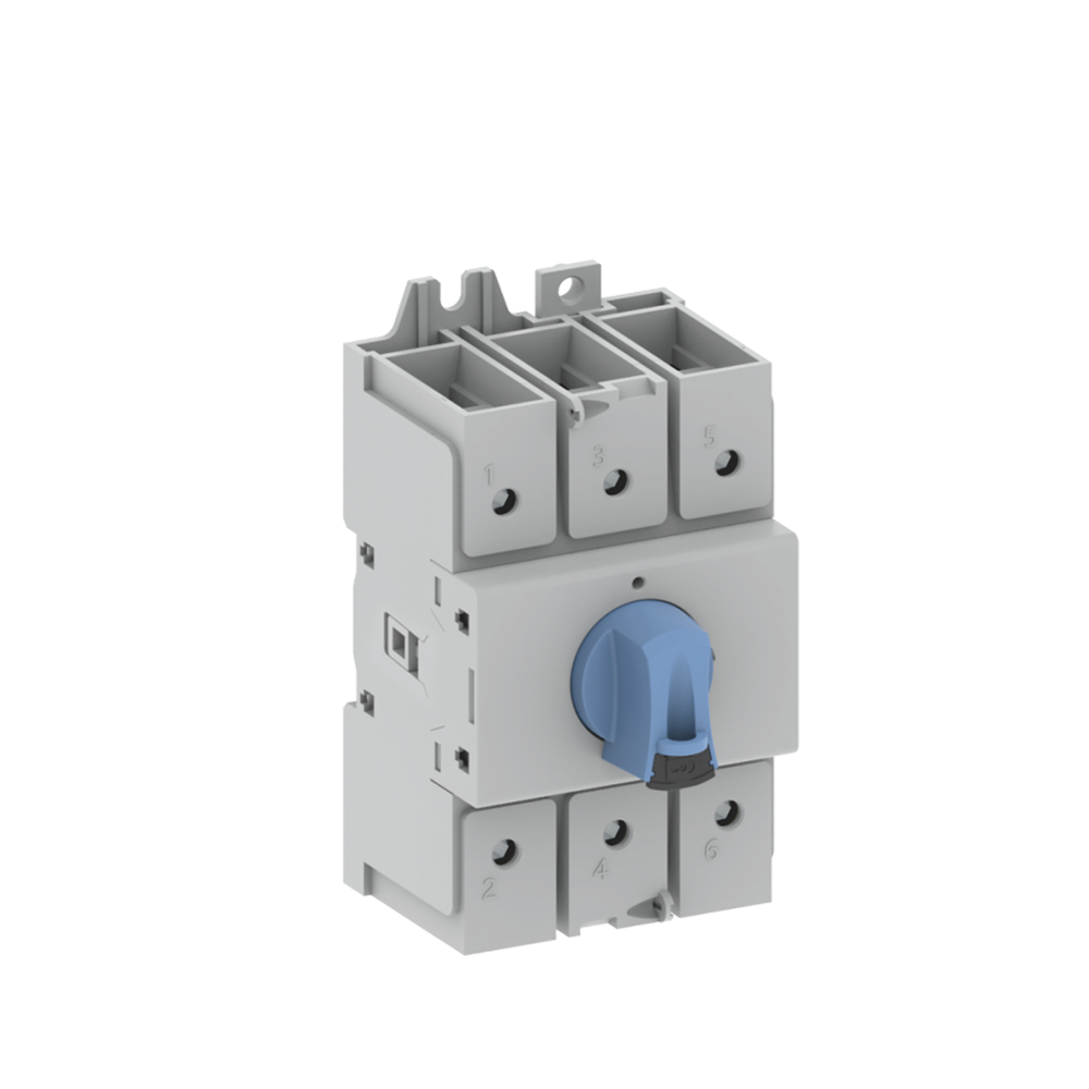 AC 隔离开关 导轨 Installation 800V 40A 80A 125A 3P 4P 5